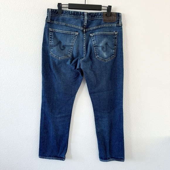 Adriano Goldschmied blue denim straight leg jeans size 33 x 26 - Picture 2 of 6